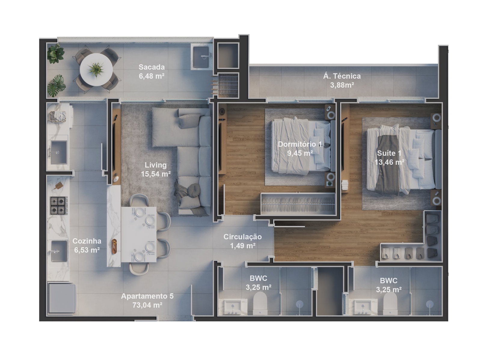 Planta 4 de Novara Residence