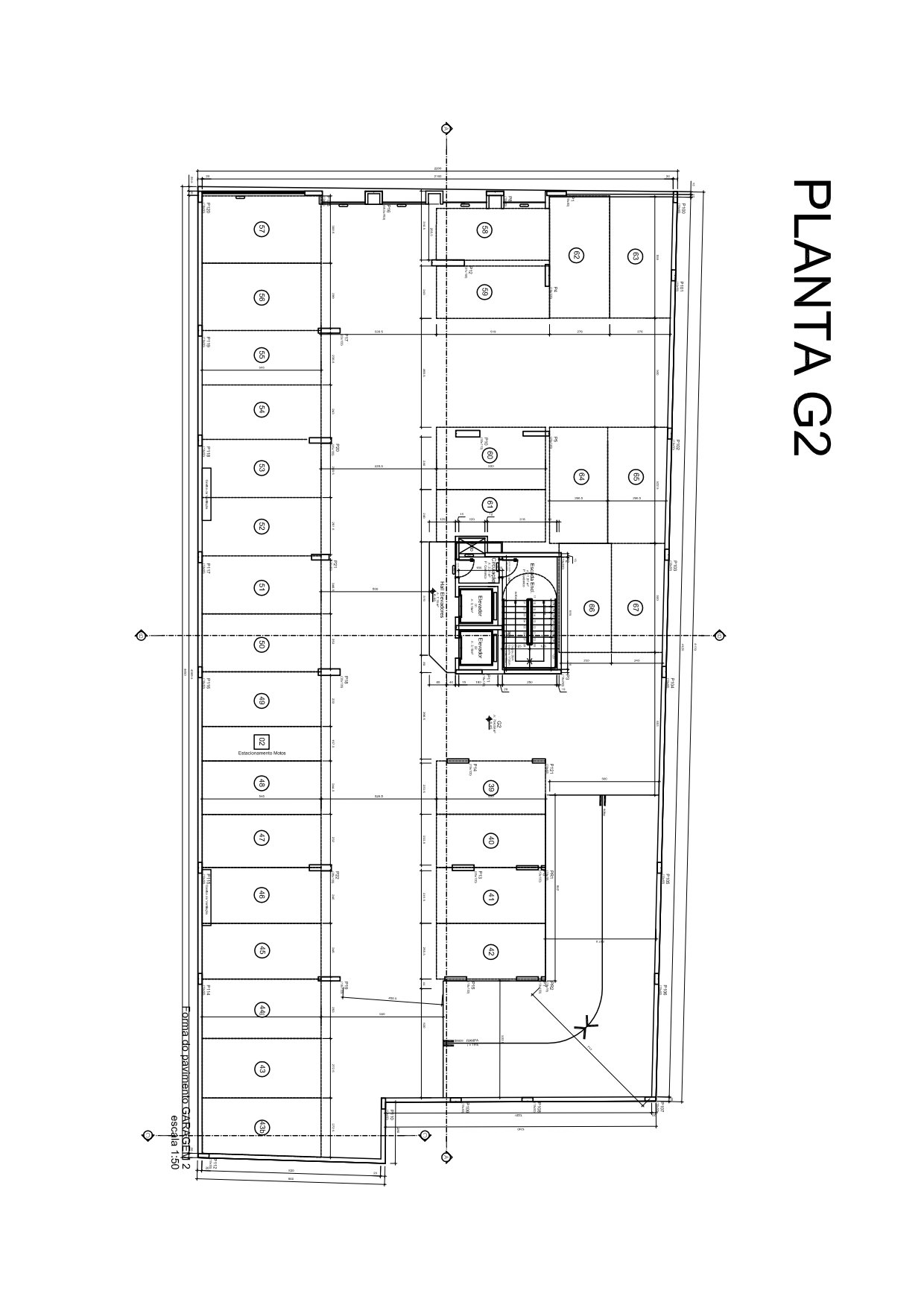 Planta Garagem · G2 do HighLine