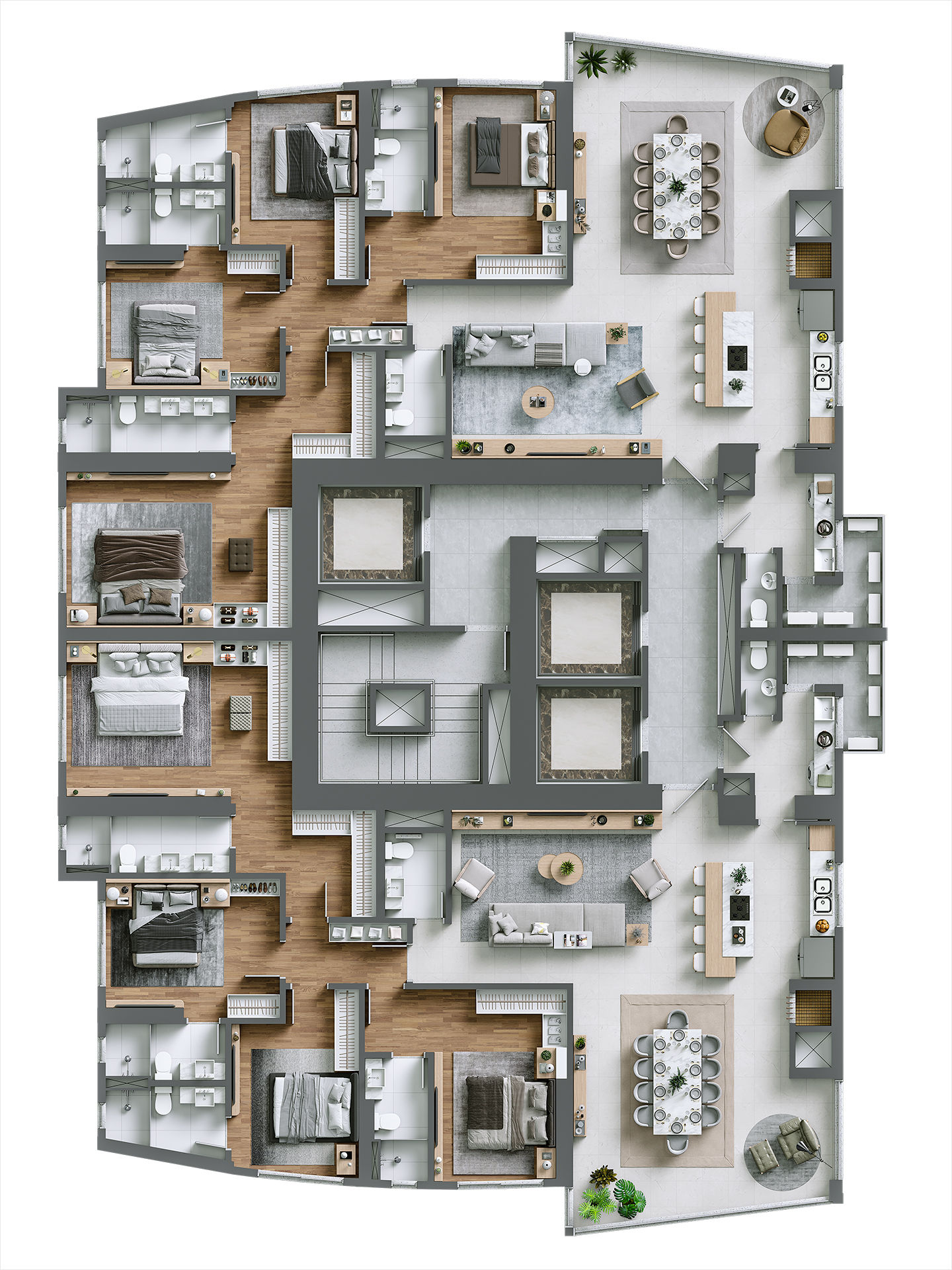 Planta 4 de Ápice