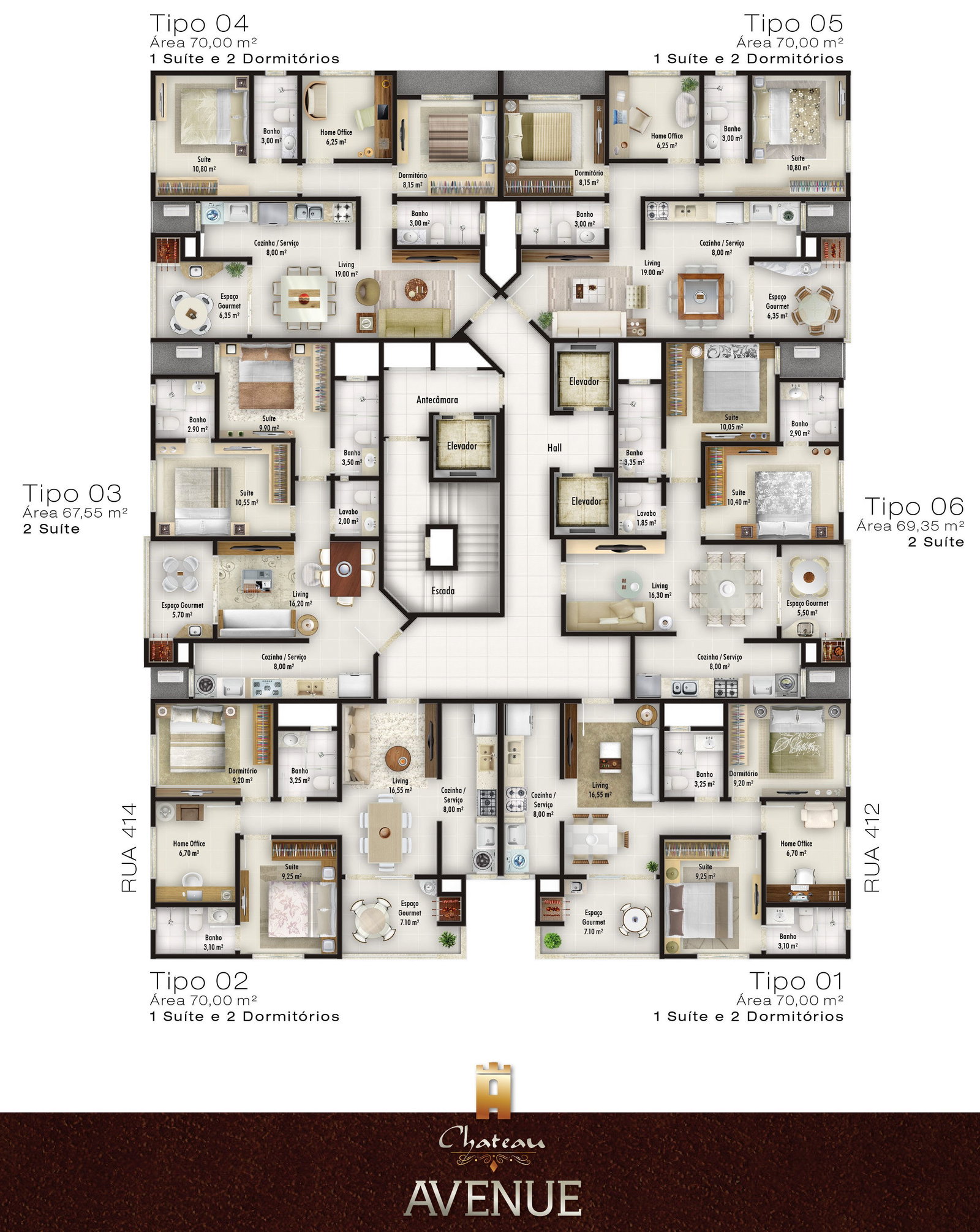 Planta 1 de Chateau Avenue