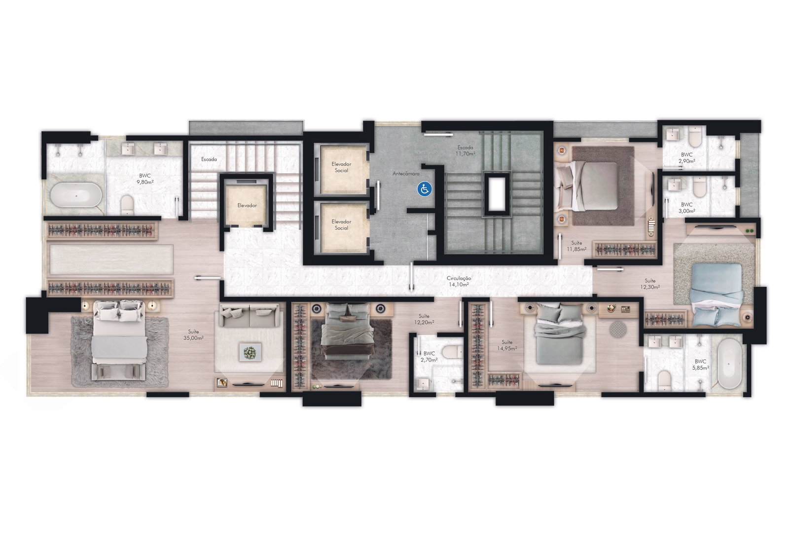 Planta 5 de Palazzo Royale