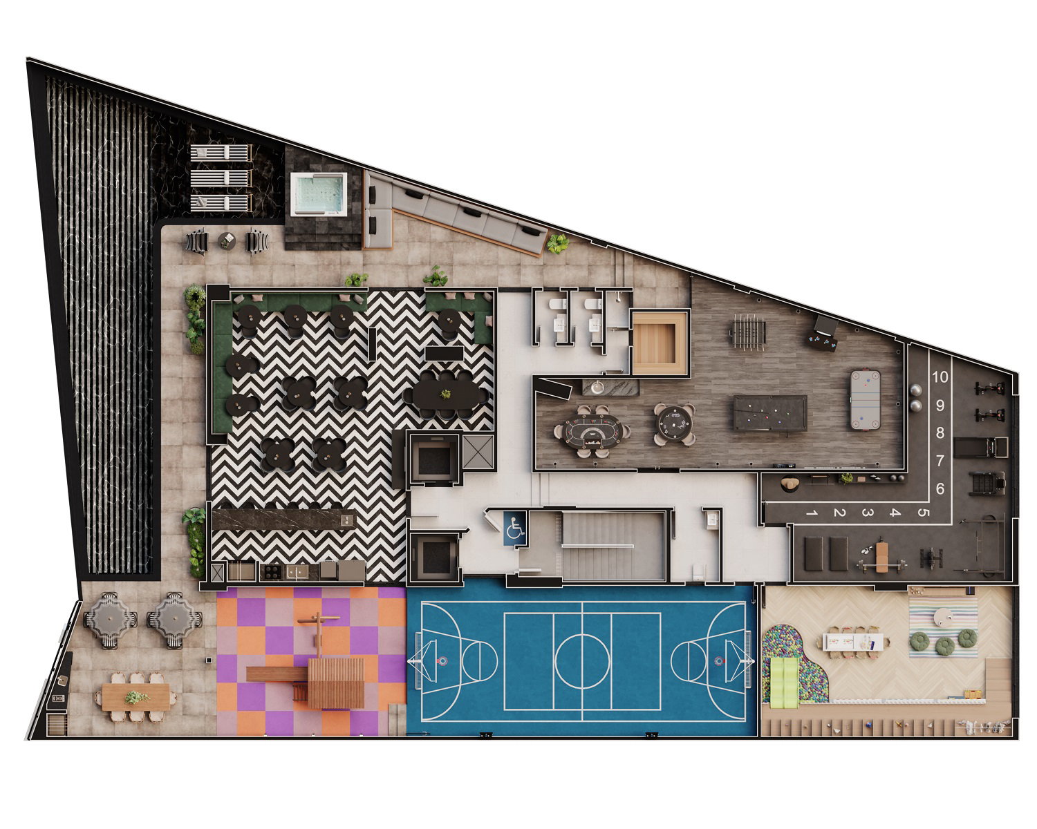 Planta 5 de Trinity Tower