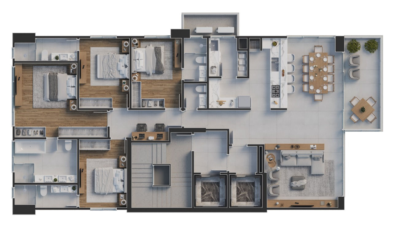 Planta 3 de Zenith Tower