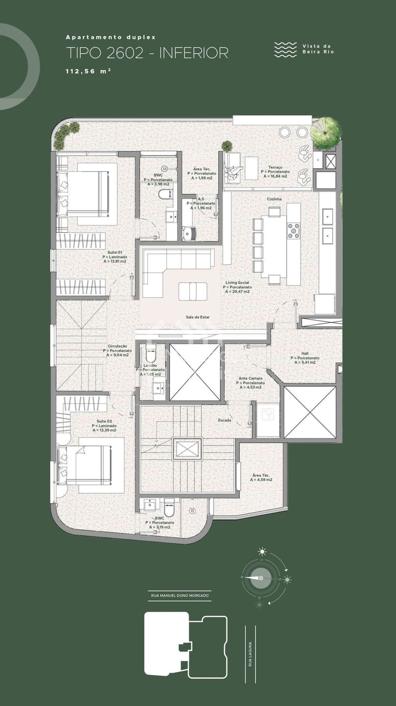 Foto 23 de Apartamento 3 suítes para alugar · Fazenda, Itajaí · LAGUNA 182