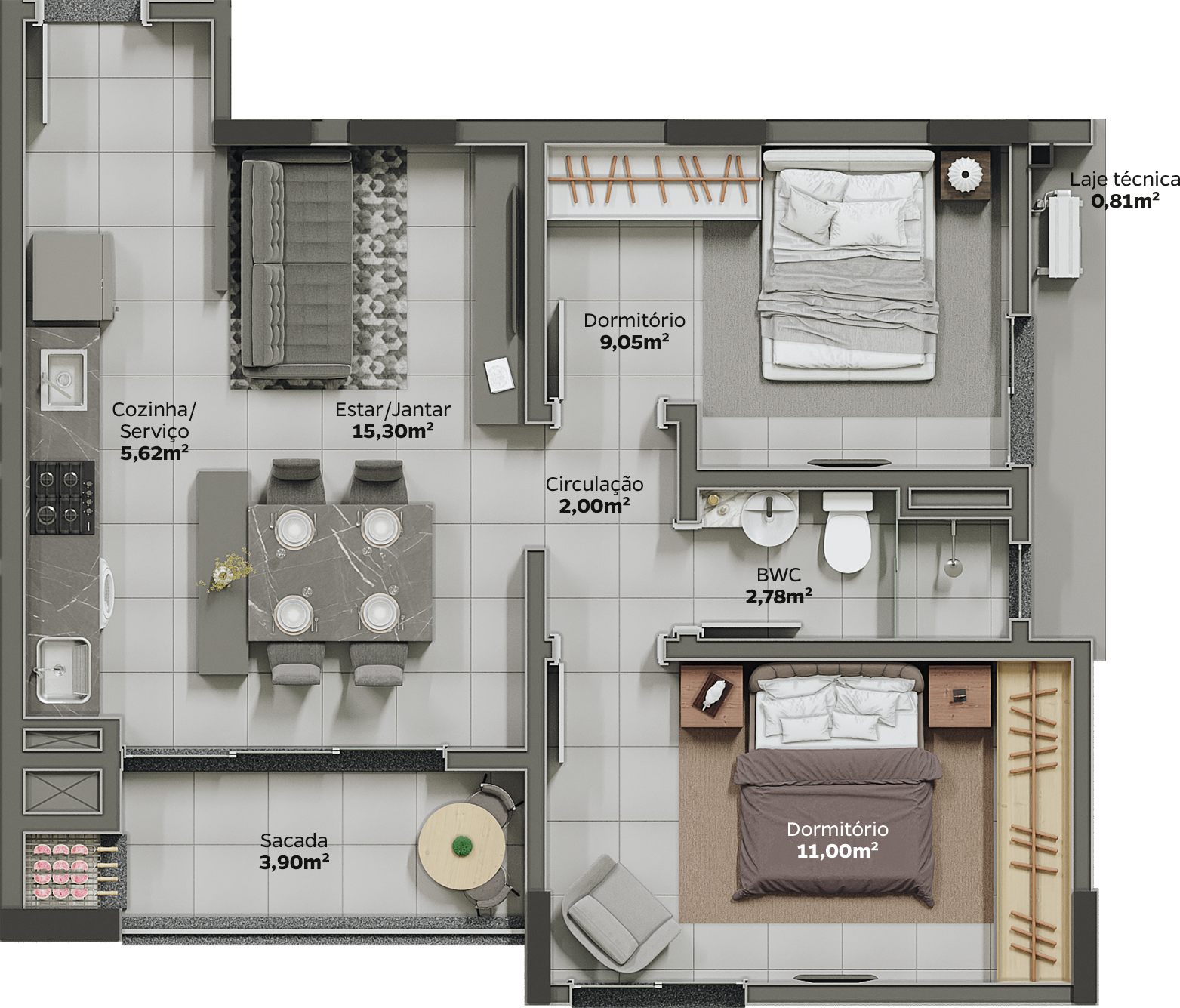 Planta 3 de Orion Residence
