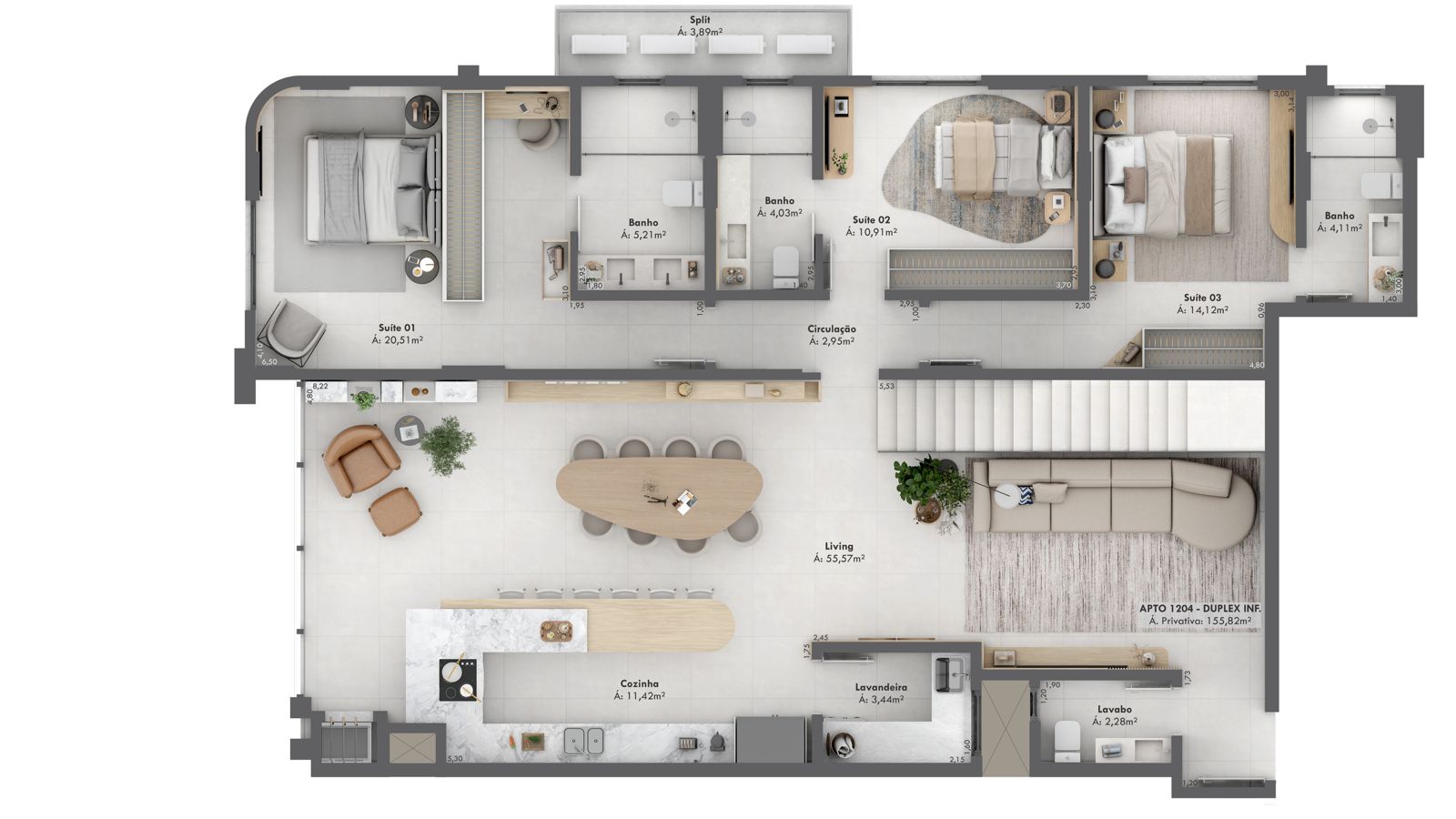 Planta 2 de Aura Residence