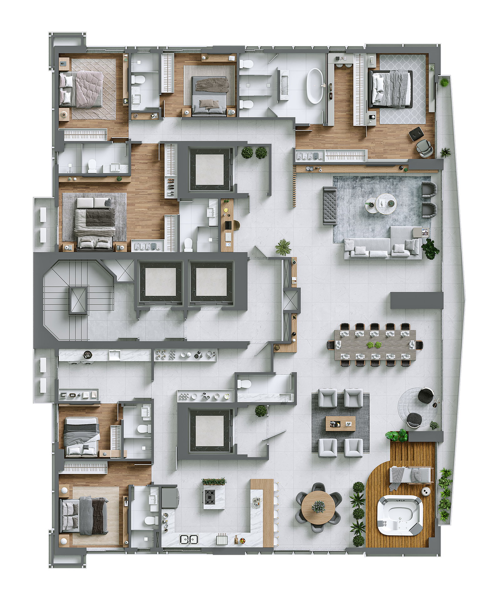 Planta 2 de Harmony Ocean Front