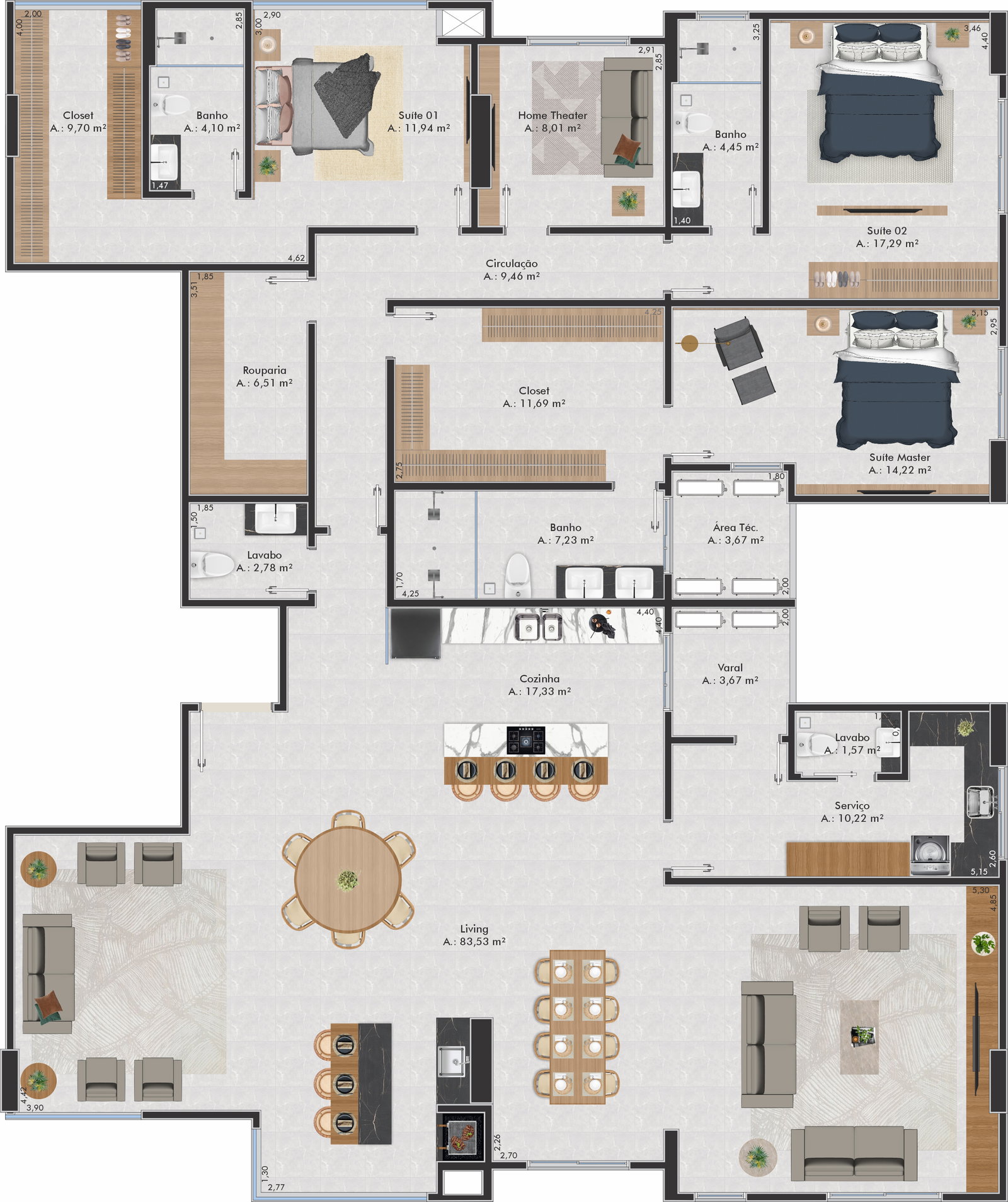 Planta 11 de Gran Palazzo Residence