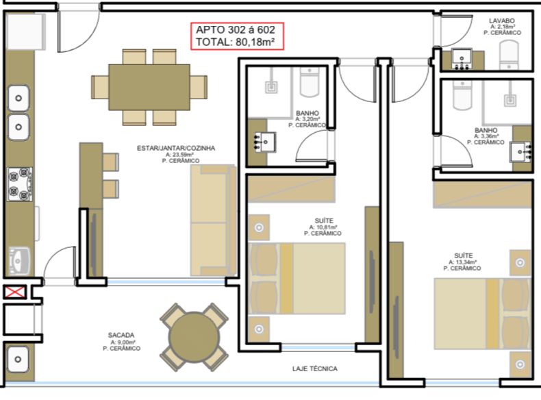 Planta 15 de Palm Beach Home Club