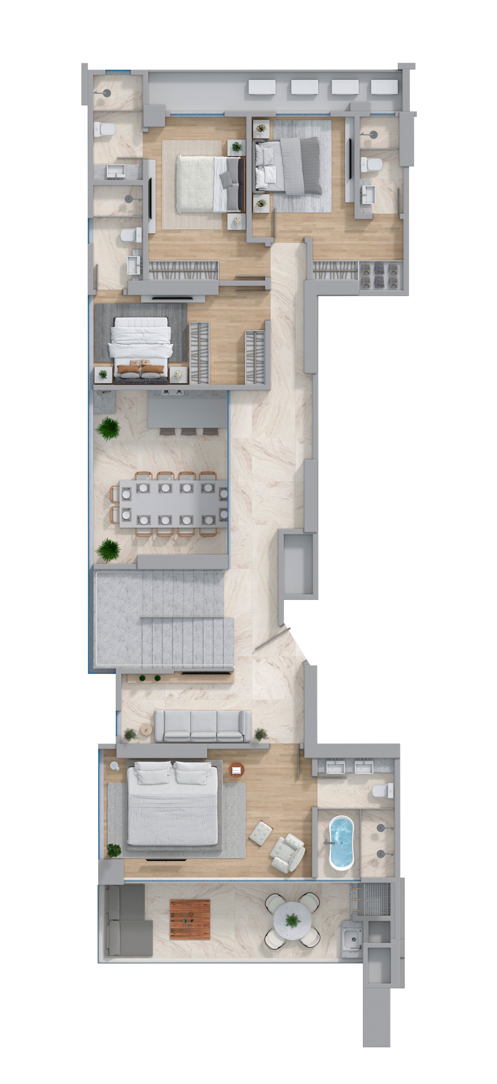 Planta 5 de Legacy Vertical Home