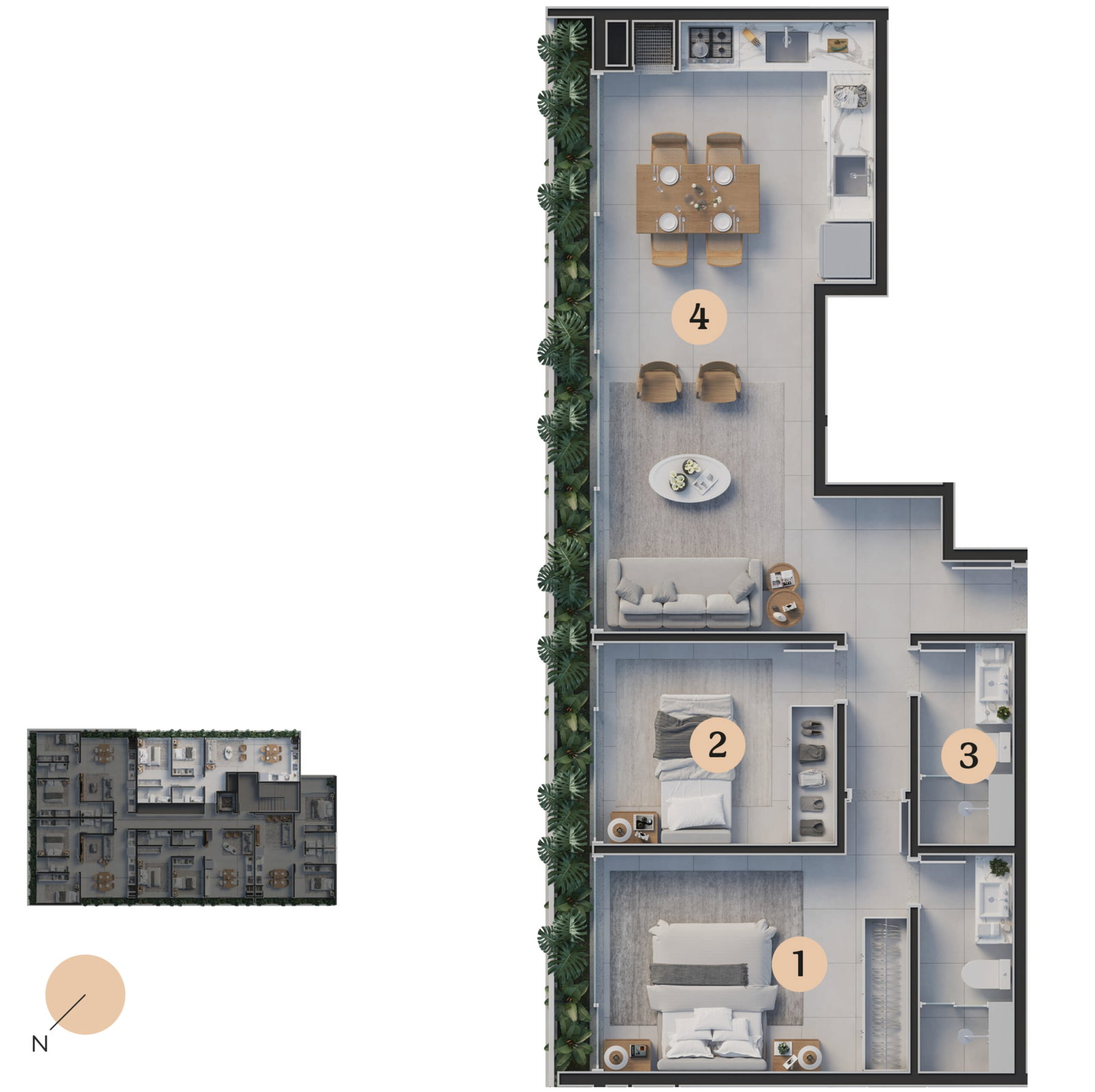 Planta 3 de Botânico 990