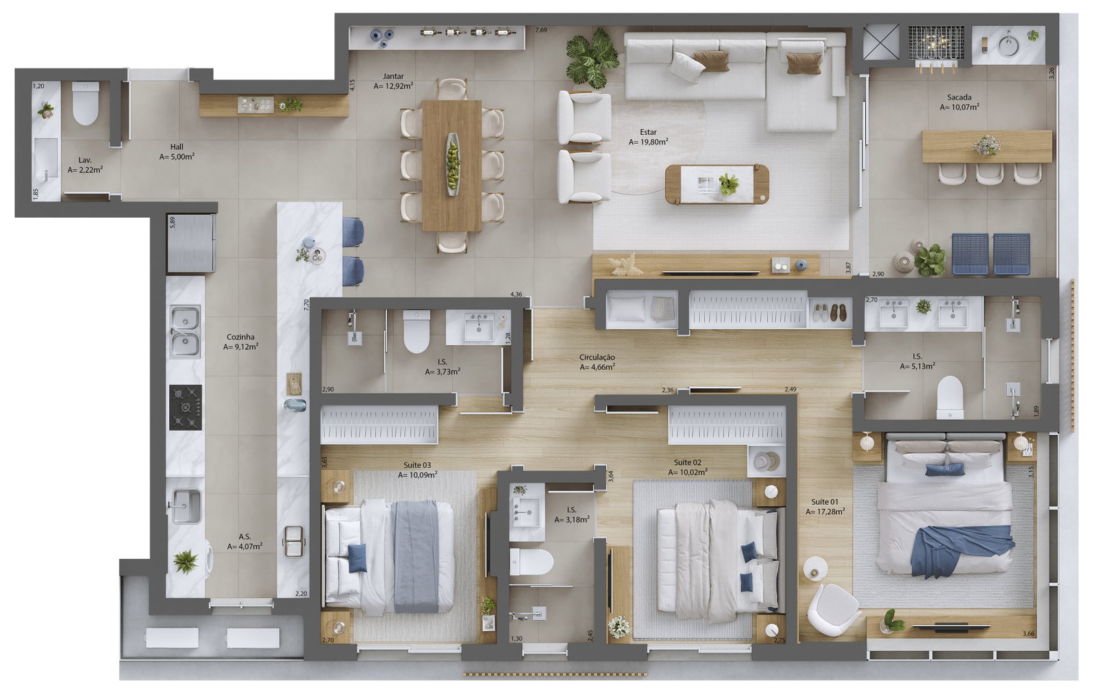 Planta 6 de Moai