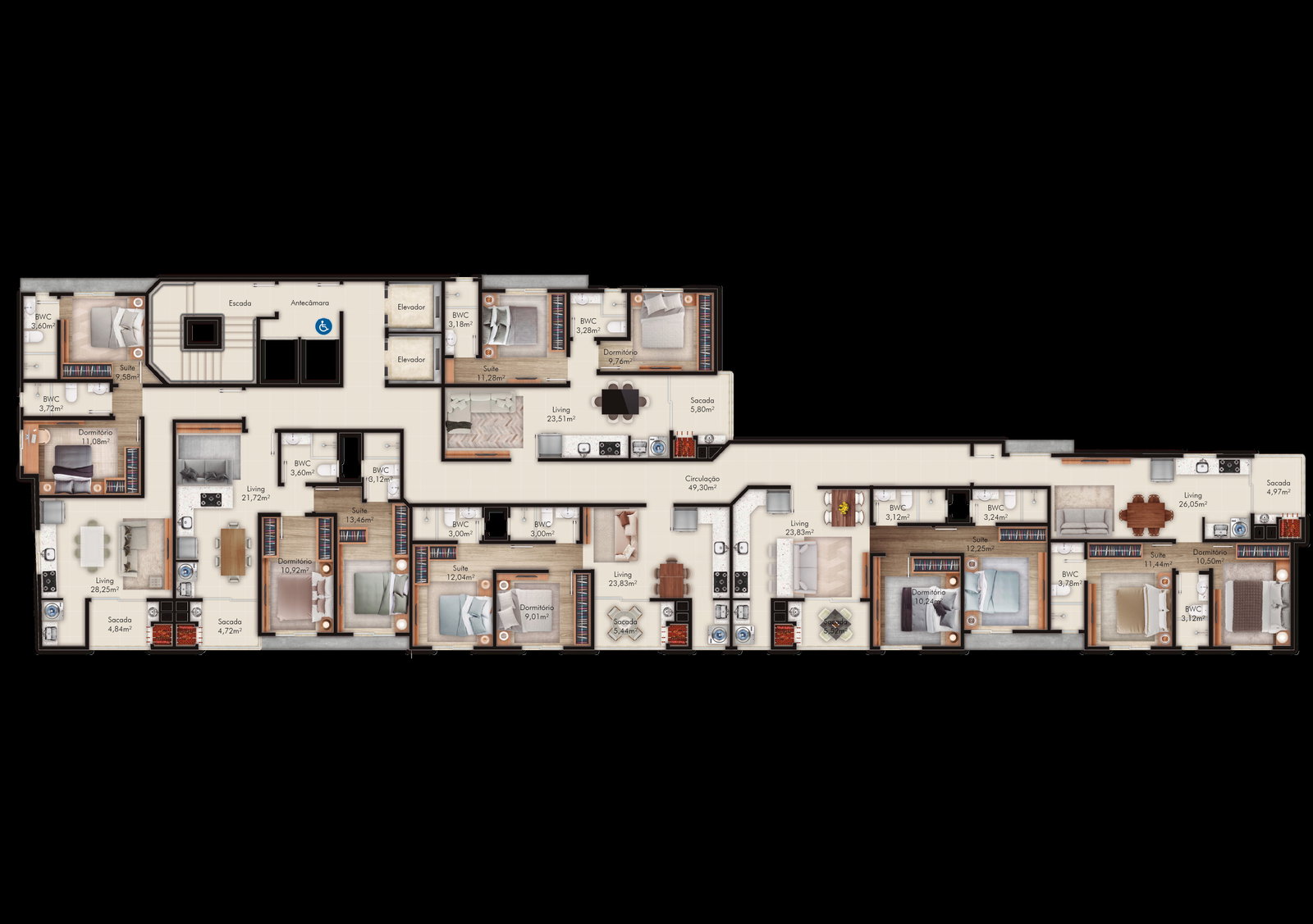 Planta 3 de New Horizon