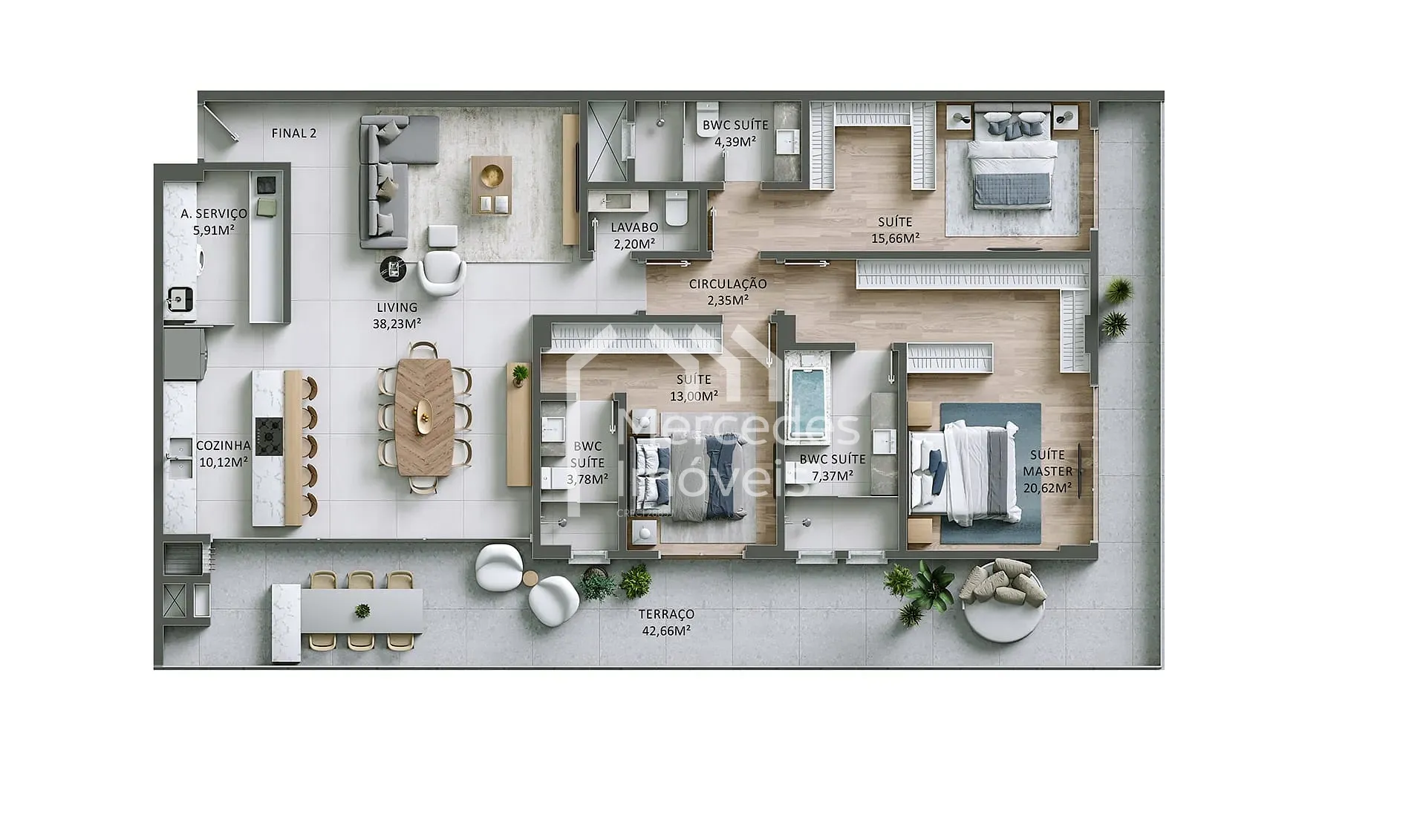 Foto 37 de Apartamento com terraço, 3 suítes à venda, 340,68m² - Praia Brava de Itajaí, Itajaí, SC