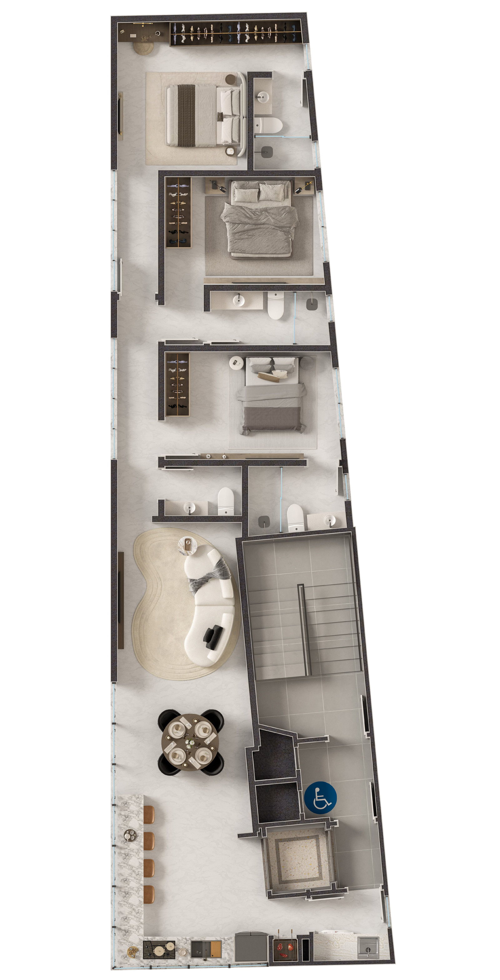 Planta 2 de Algarve Residence
