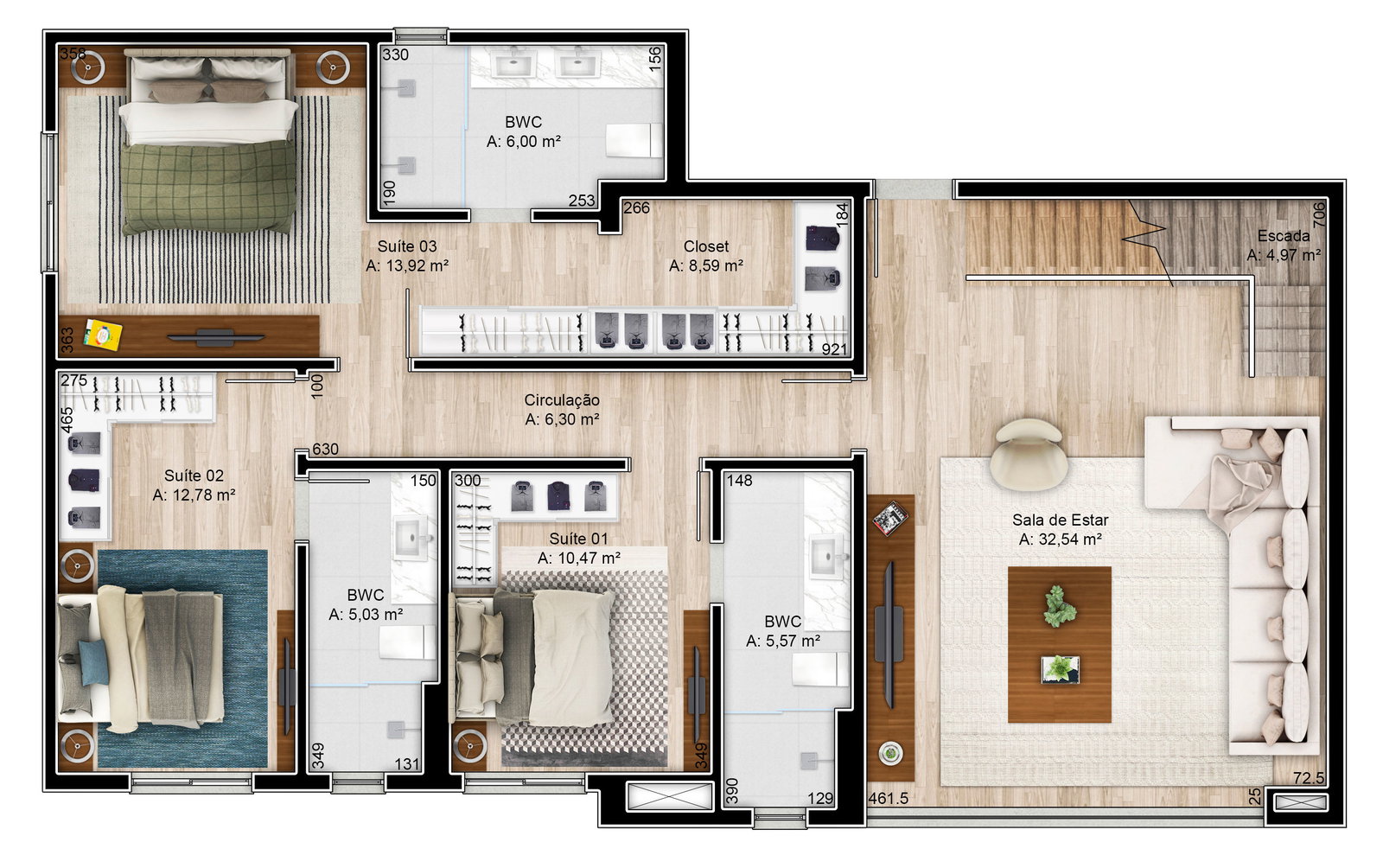 Planta 8 de Millennium Park Residence