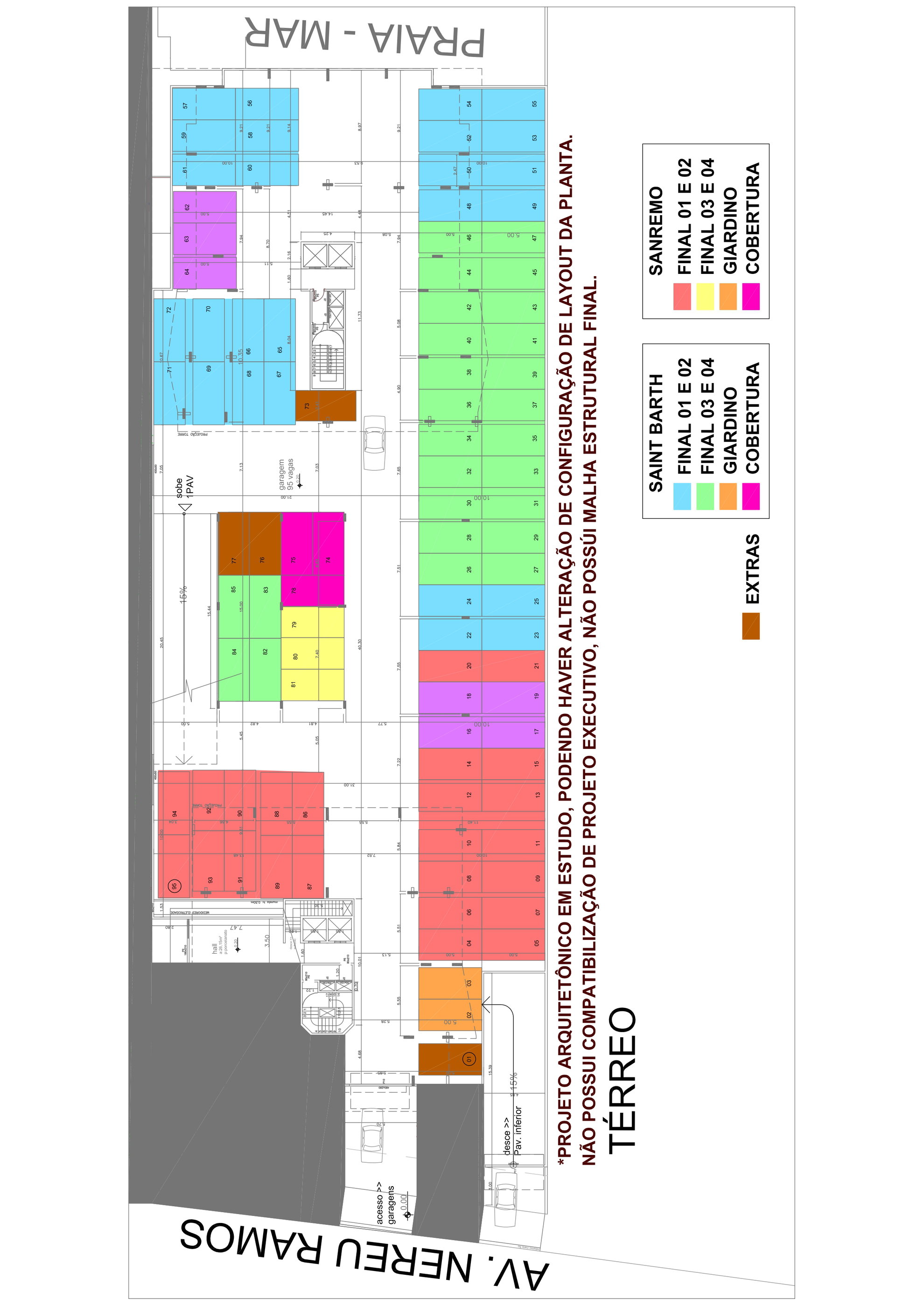 Planta 3 de Al Mare Beach Front - Fase 1