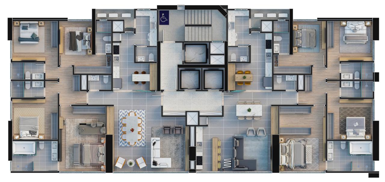 Planta 3 de 135 Jardins