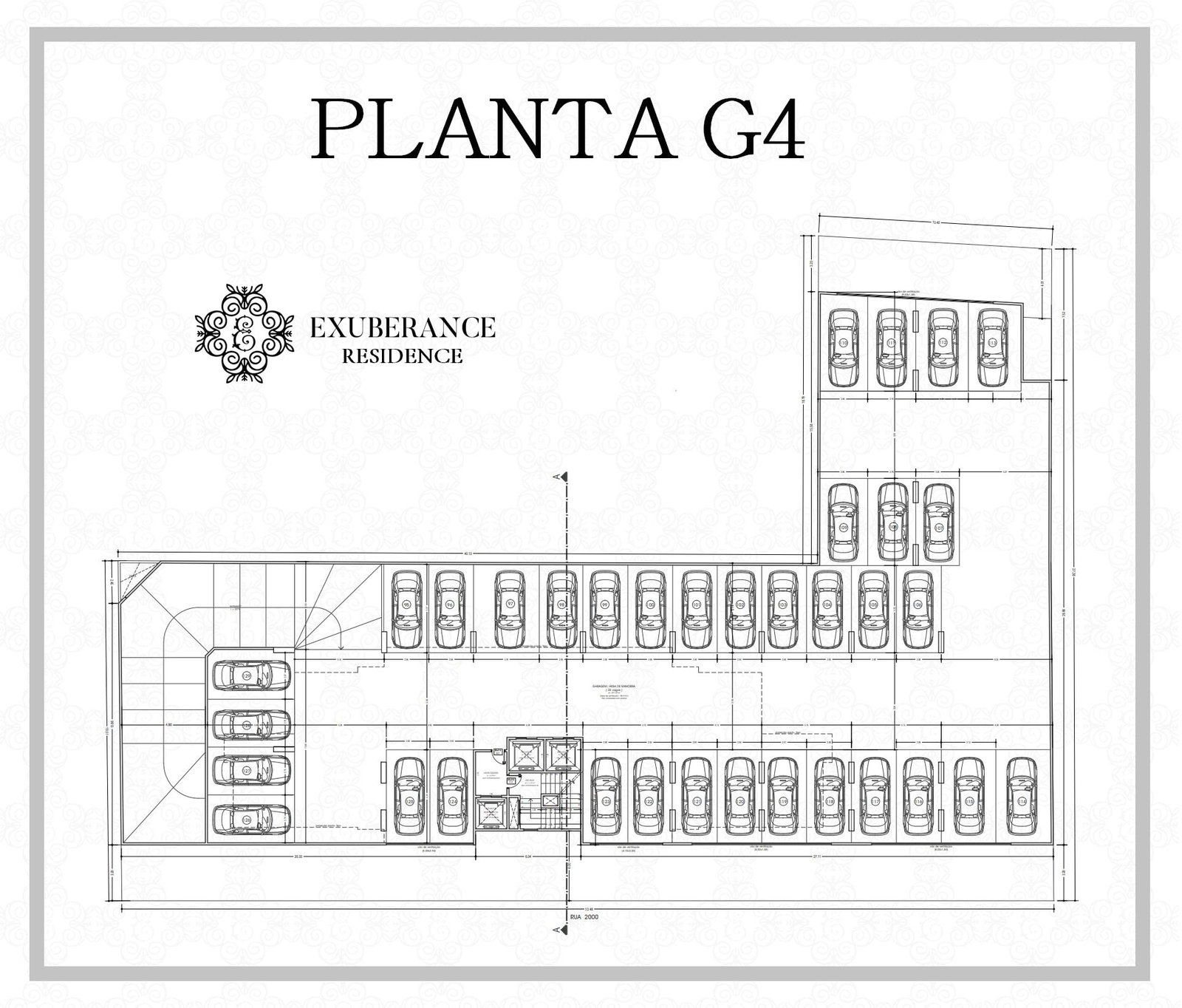 Planta Garagem · G4 do Exuberance