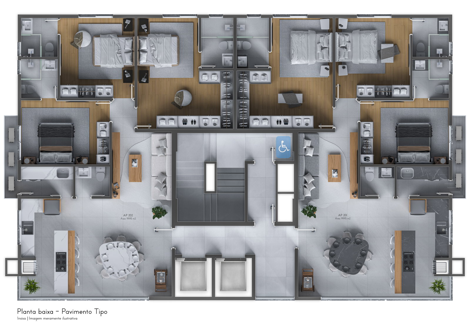 Planta 5 de San Andreas Residence