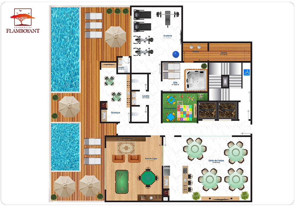Planta Lazer do Flamboyant