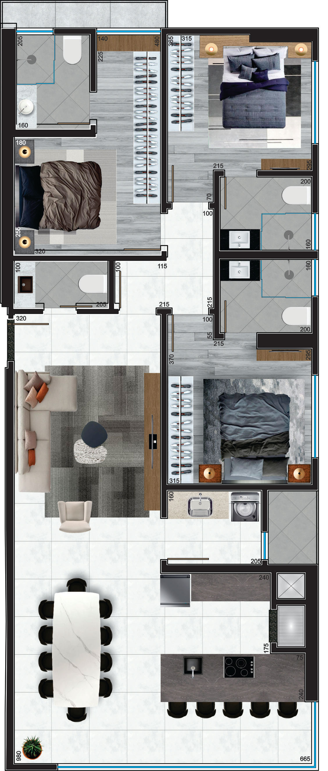 Planta 4 de Edifício Voxx 405