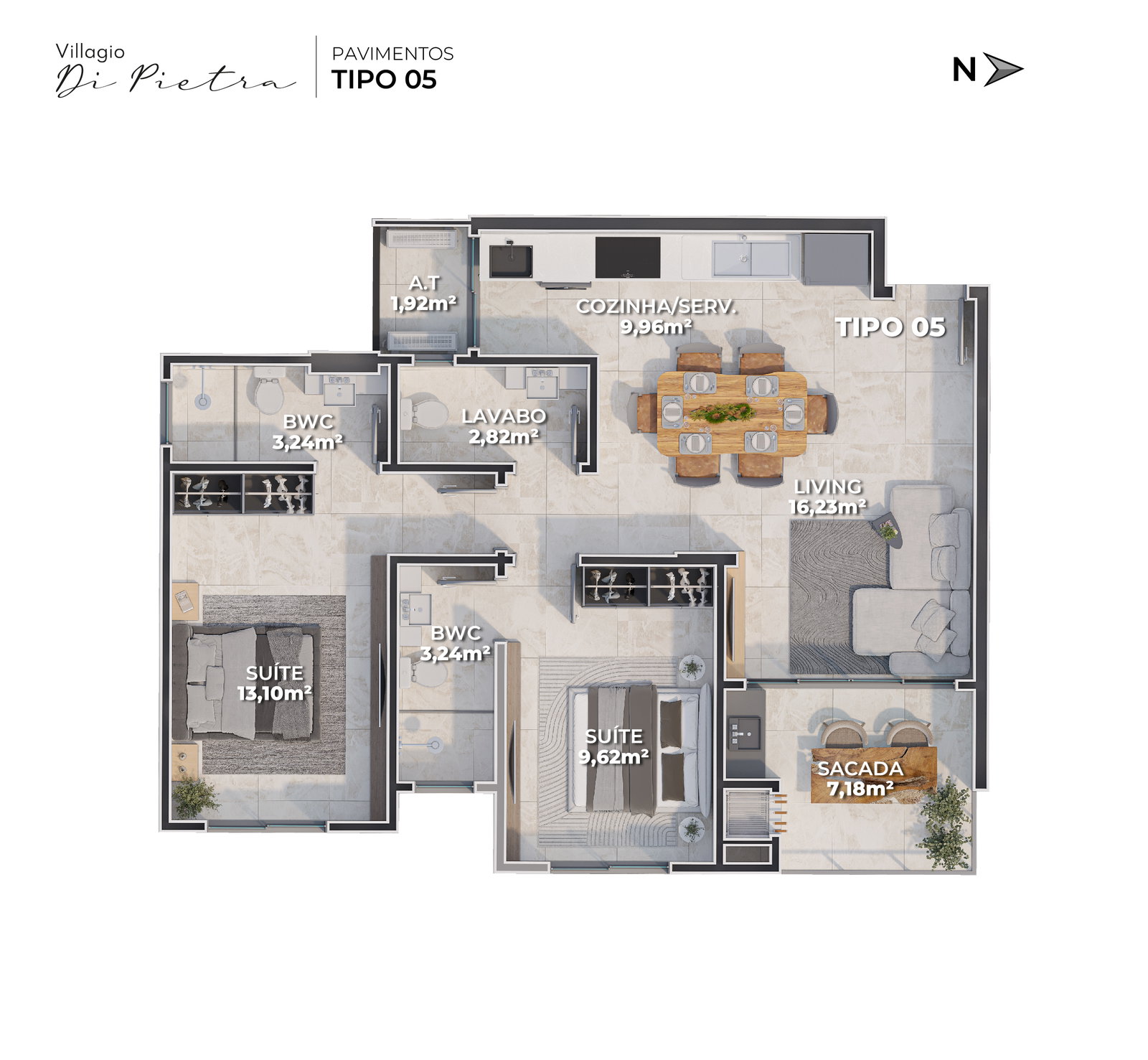 Planta 14 de Villaggio Di Pietra