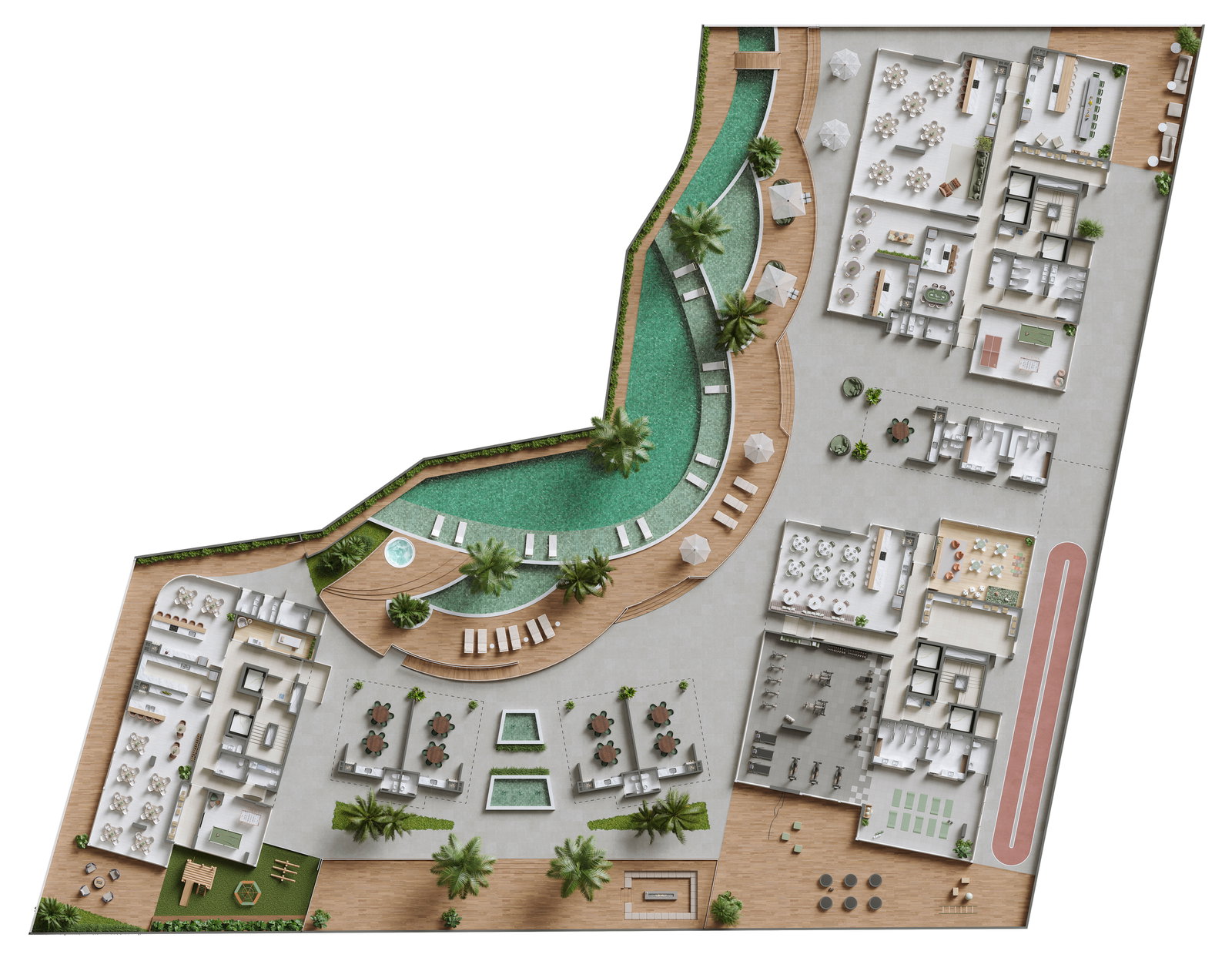 Planta 1 de Albamares Home Club