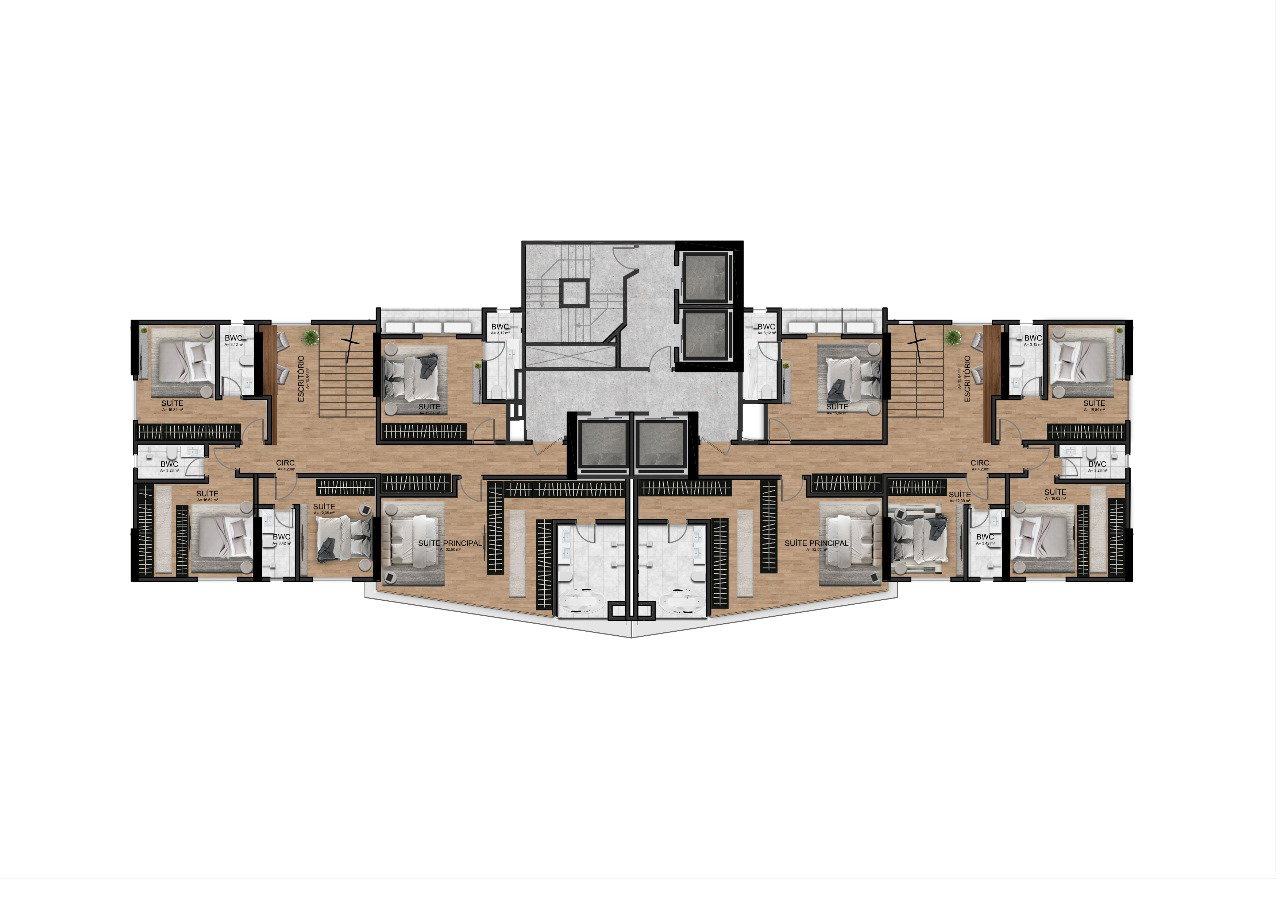 Planta 3 de Marine Palace Residence