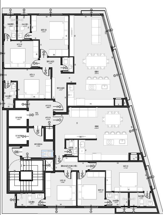 Planta 1 de Residencial Recanto do Pereque