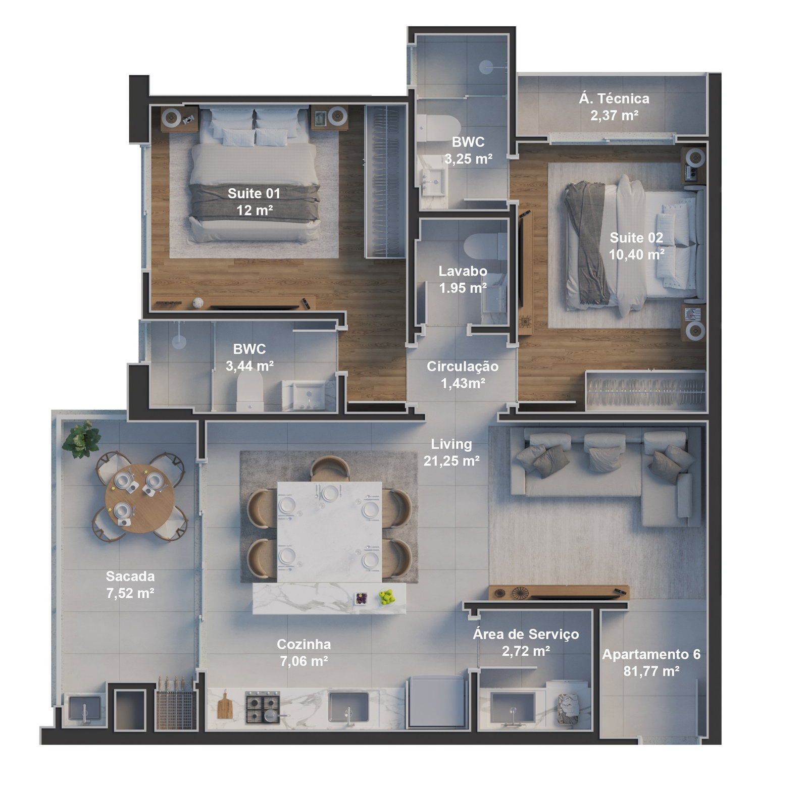 Planta 5 de Novara Residence