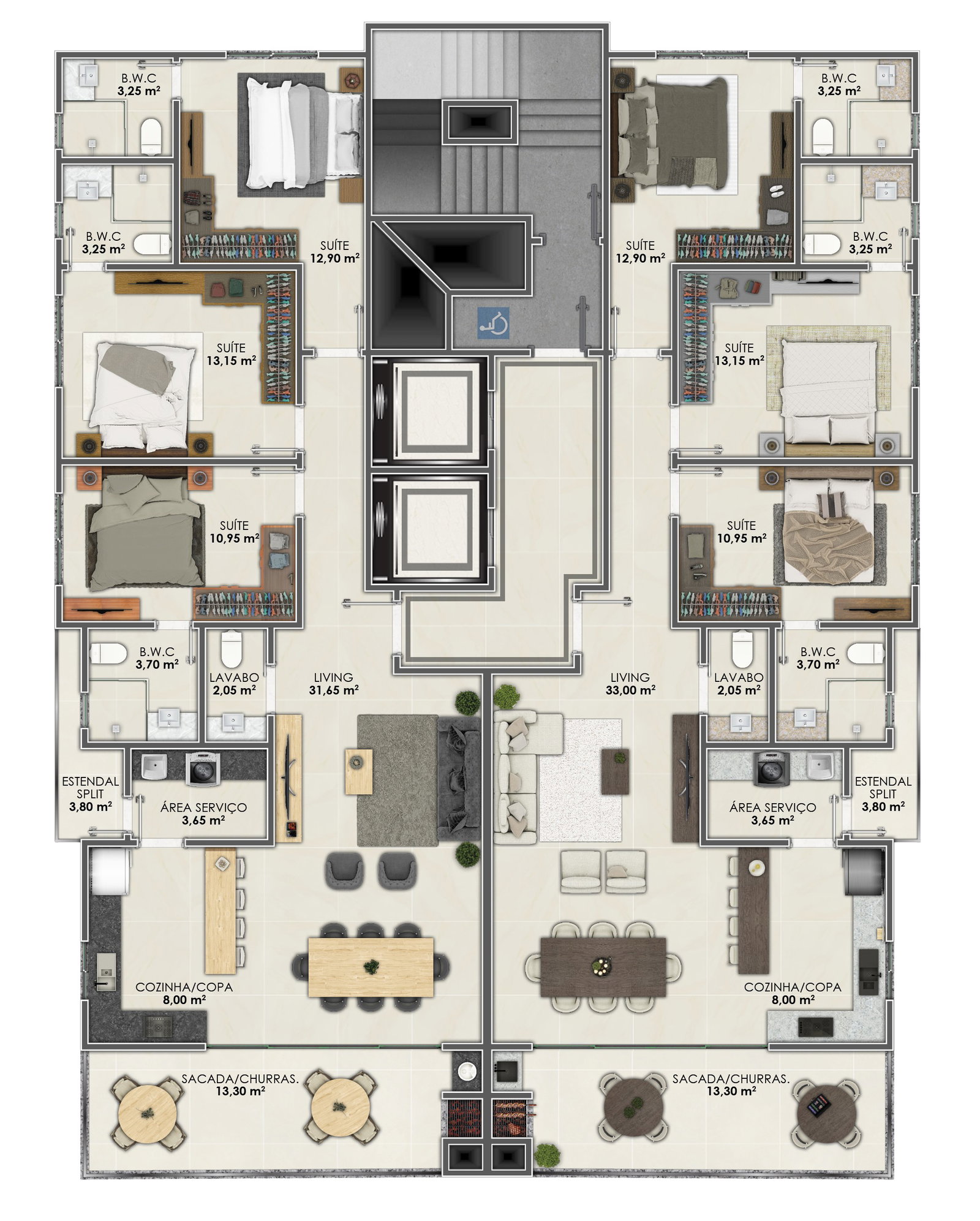 Planta 2 de Baruk Residence