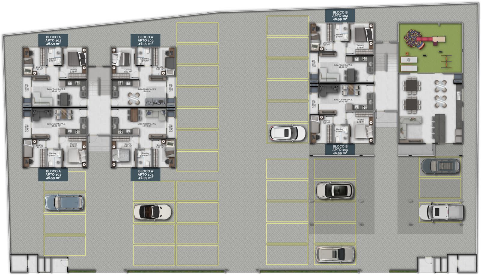 Planta 2 de Residencial Calgary