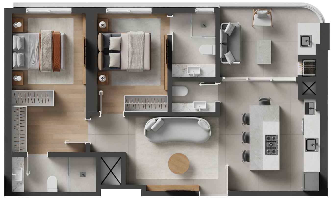 Planta 6 de Baker's Bay Residence