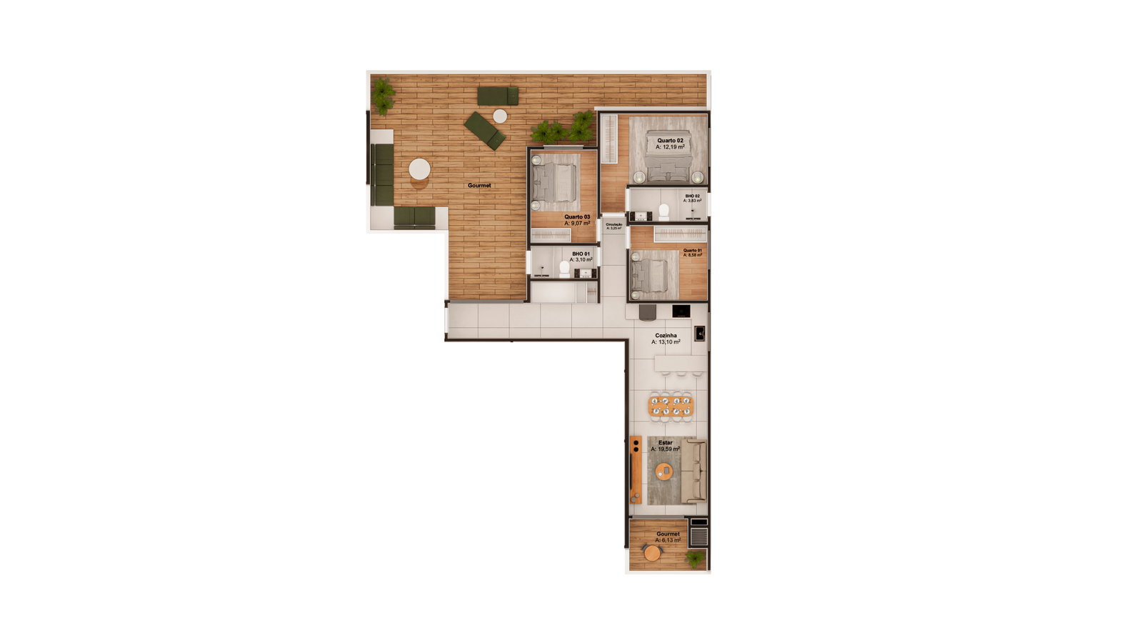 Planta 15 de Arboretto Home Spa
