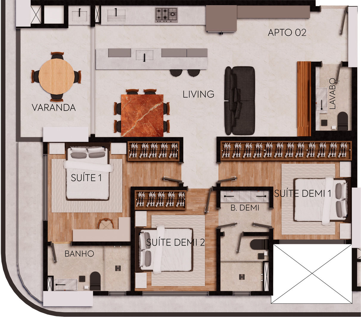 Planta 2 de Brava Green Home Club
