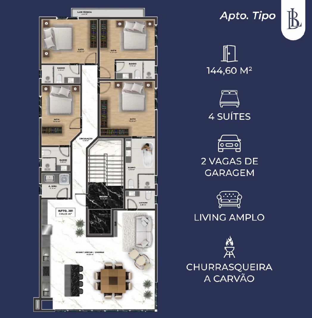 Planta 2 de Villa D'Bastos