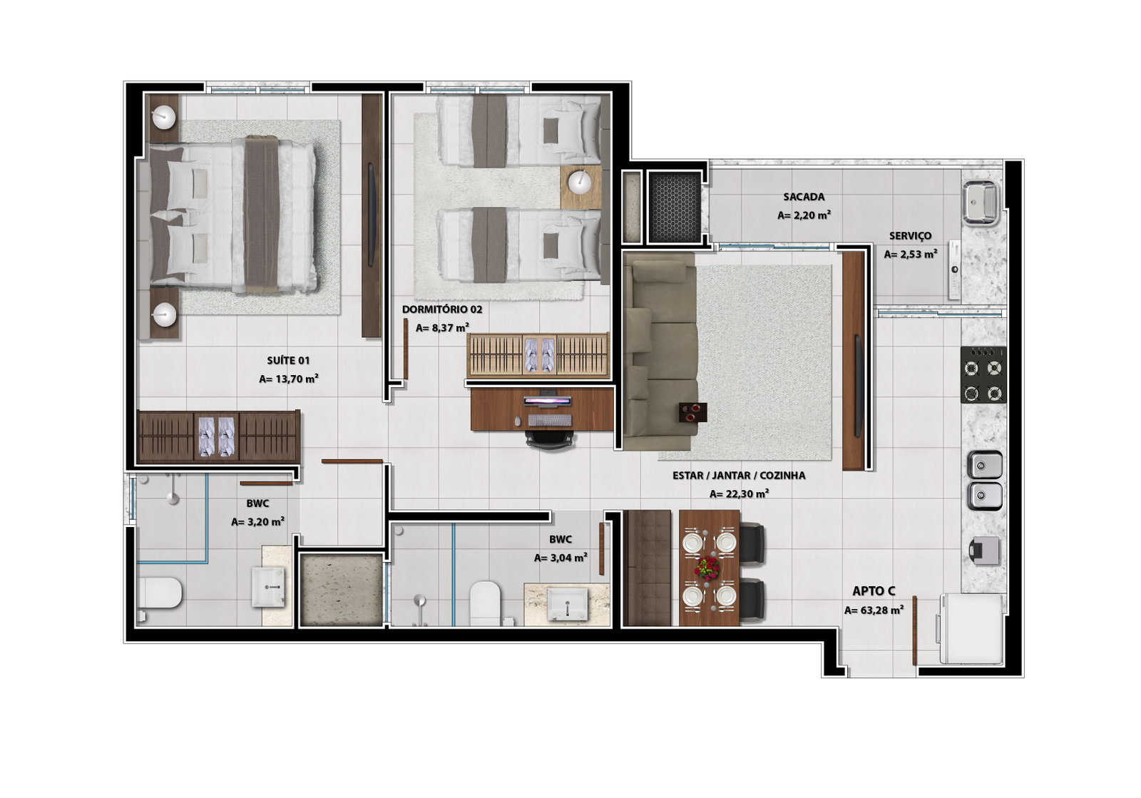Planta 4 de North Brava