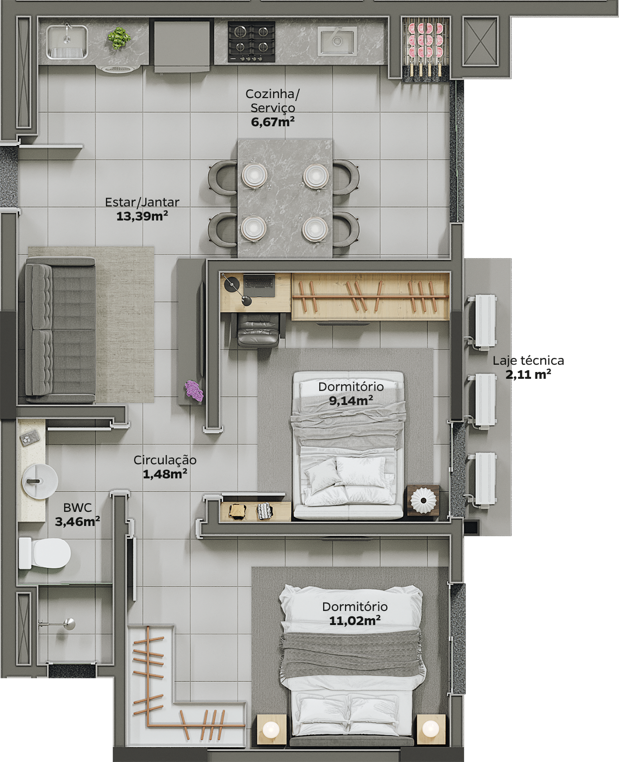 Planta 6 de Orion Residence