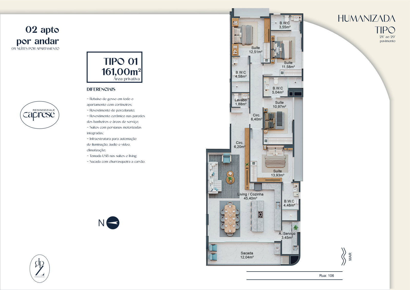 Planta 6 de Caprese Residenziale