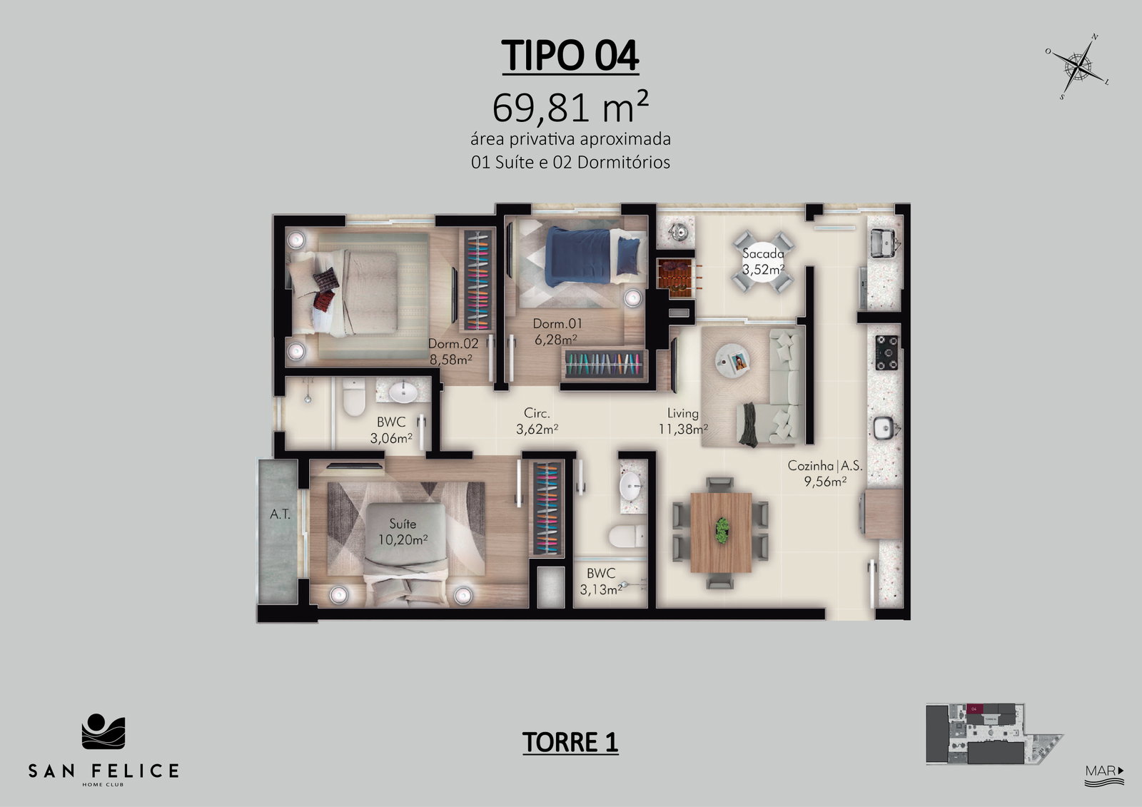 Planta 10 de San Felice Home Club