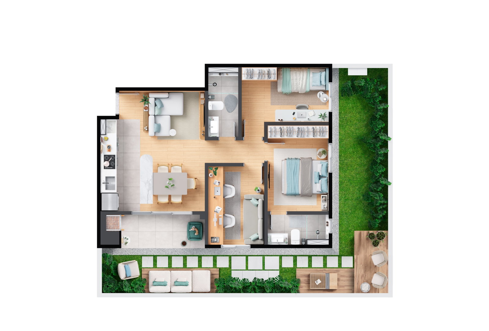 Planta 2 de Barra Home Resort