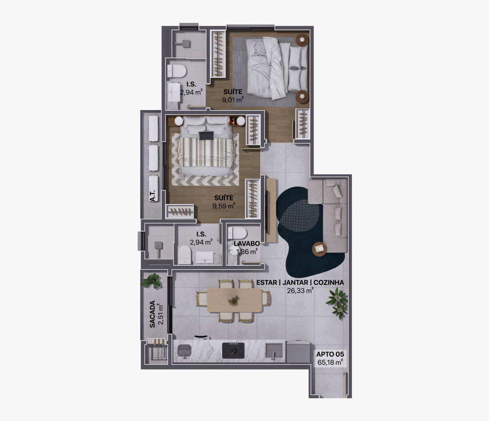Planta 5 de Residencial Lago di Como