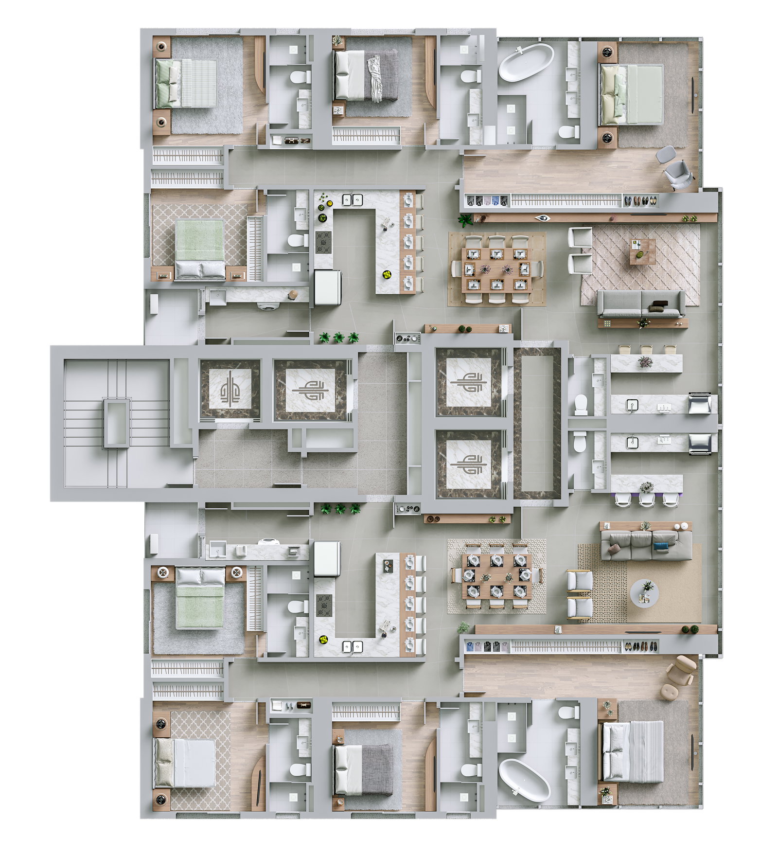 Planta 2 de Boreal Tower