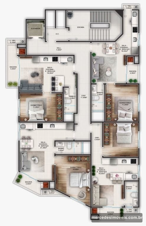 Foto 19 de Apartamento 1 dorm à venda · Fazenda, Itajaí