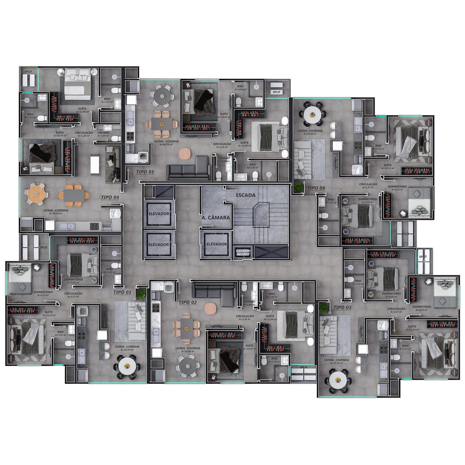 Planta 3 de Space One