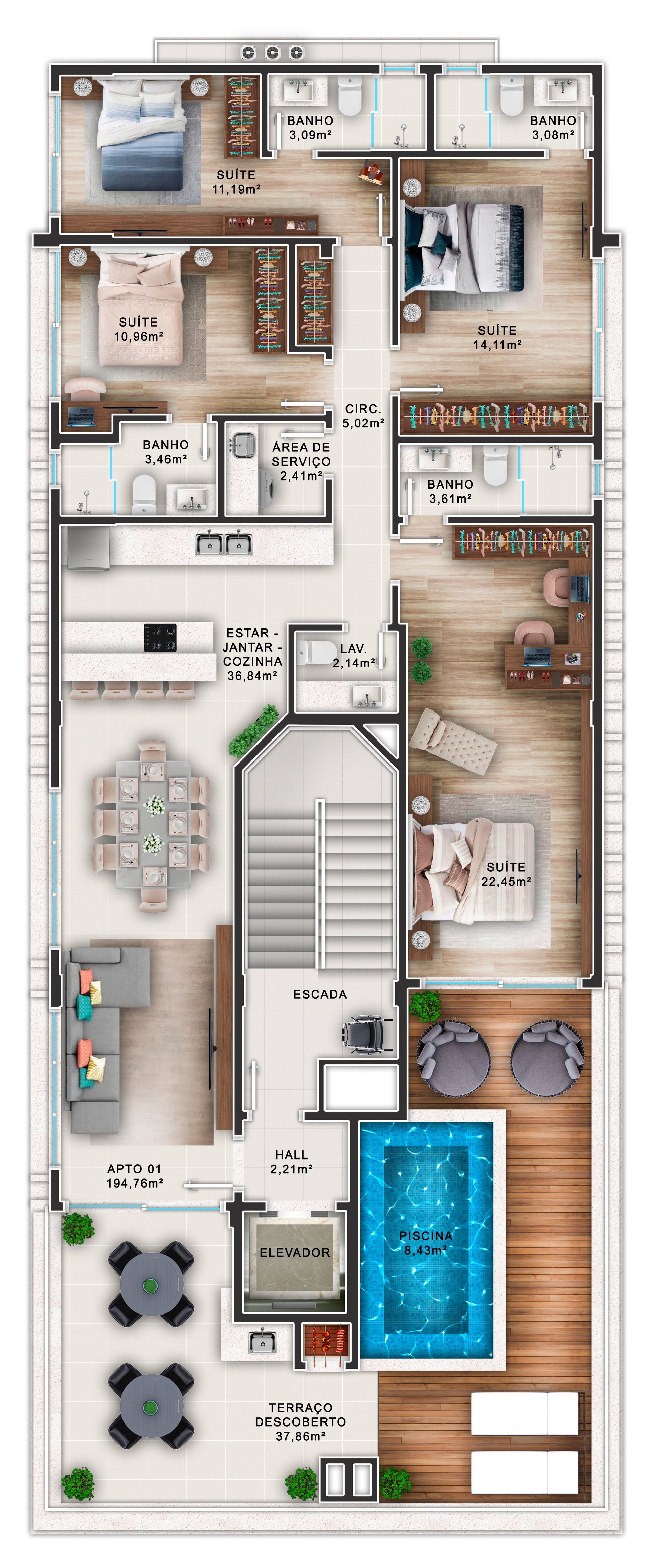 Planta 5 de Coruja East Wind