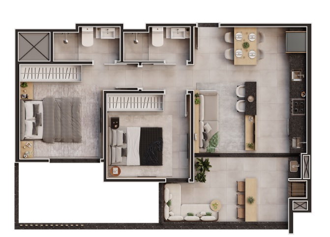 Planta 5 de Riverside Residence