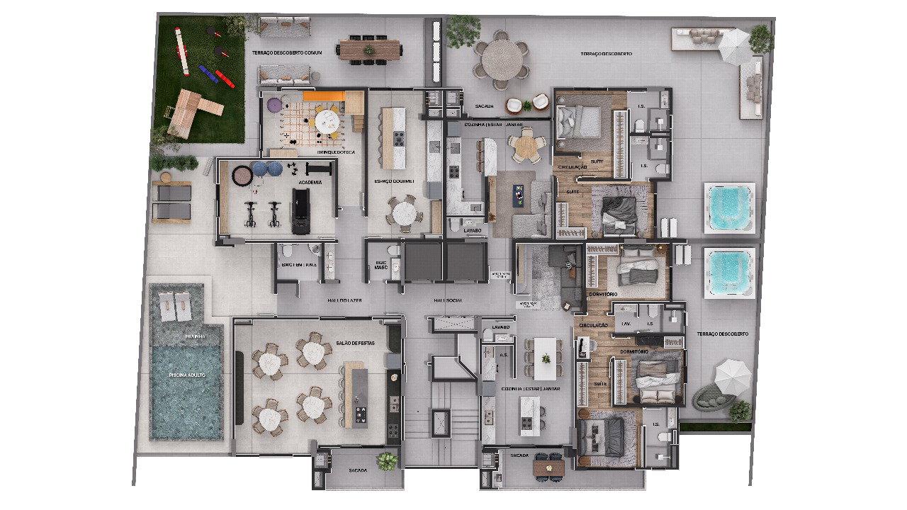 Planta 1 de Marquês Residence