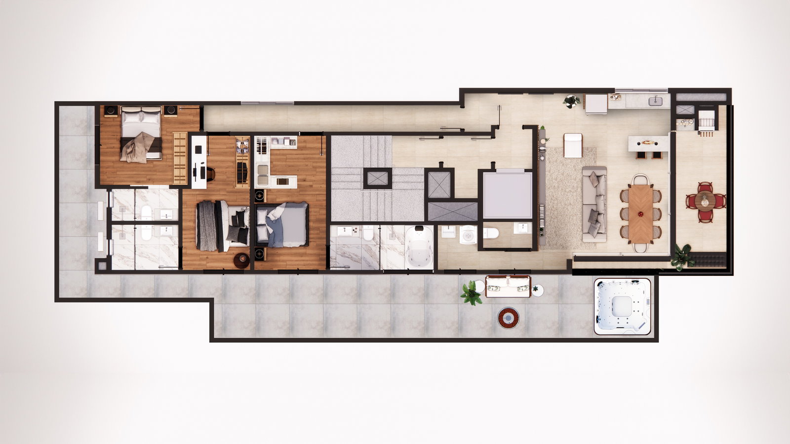 Planta 2 de Ajman Prime Living